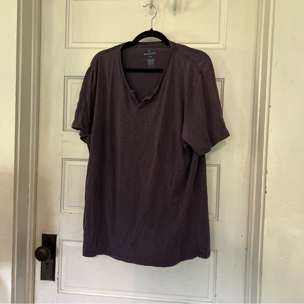 Tommy John purple v neck  pajama tee shirt